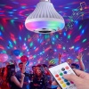 ® Yeni Ürün Bluetooth RGB LED Hoparlörlü Akıllı AmpulRenkli Müzikli Lamba ve Kumanda